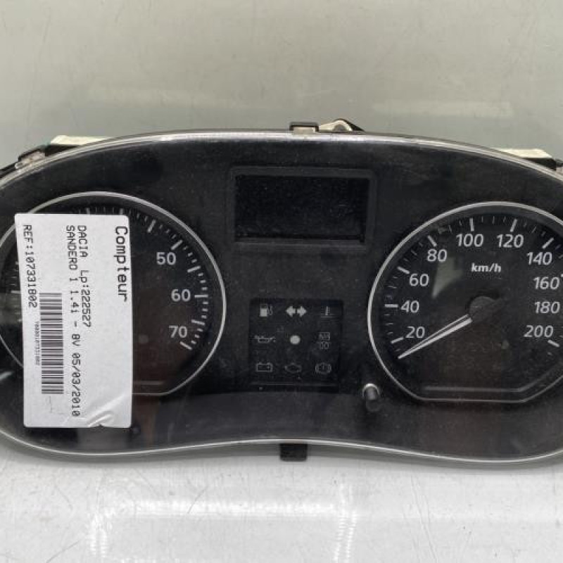 Compteur DACIA SANDERO 1 Photo n°1