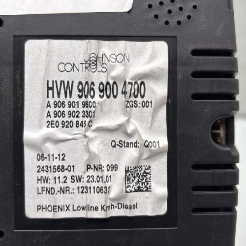 Compteur VOLKSWAGEN CRAFTER 1 Photo n°4