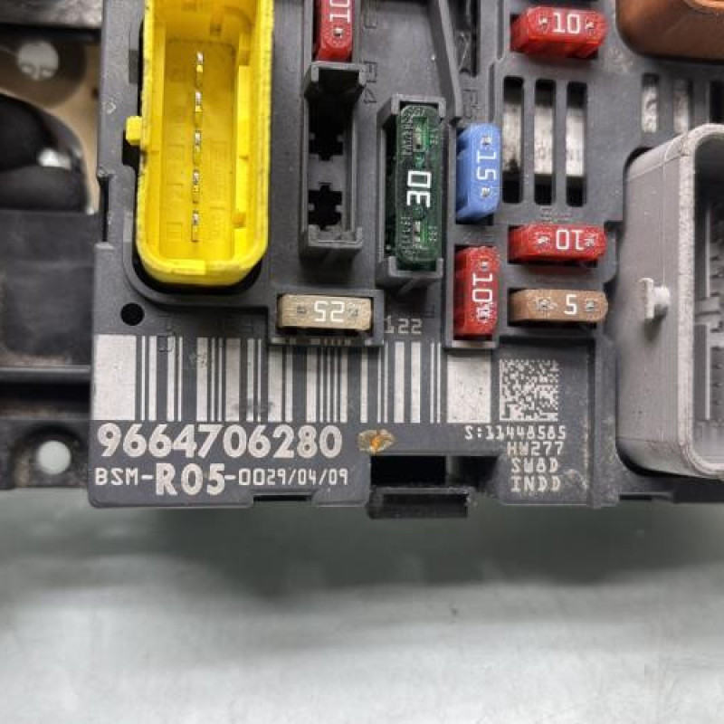 Boitier servitude moteur (BSM) CITROEN BERLINGO 2 Photo n°2