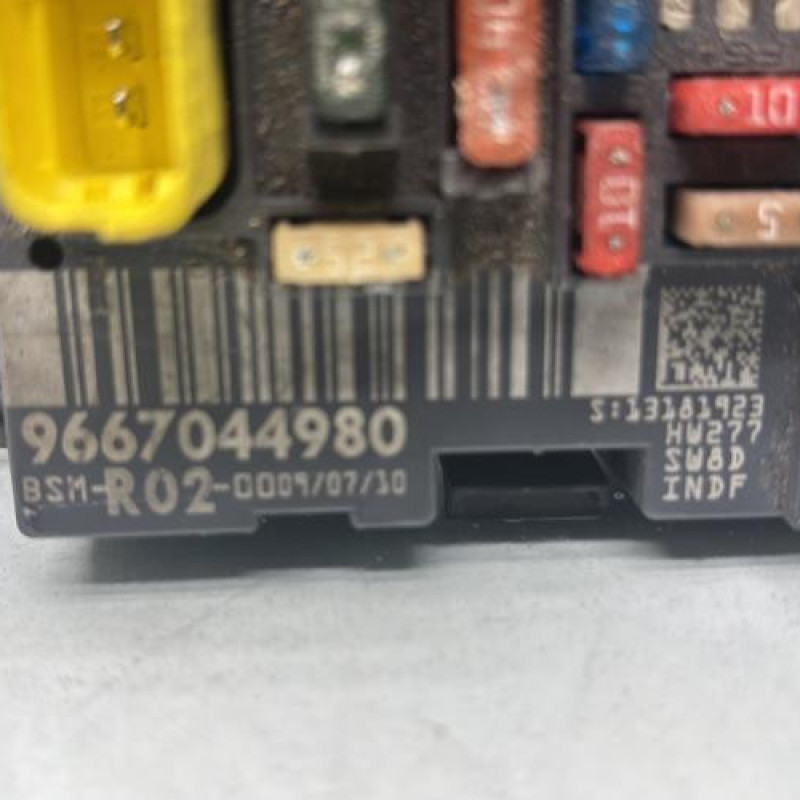 Boitier servitude moteur (BSM) CITROEN C4 PICASSO 1 Photo n°5