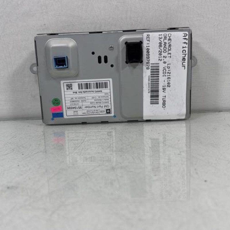 Afficheur CHEVROLET ORLANDO Photo n°2