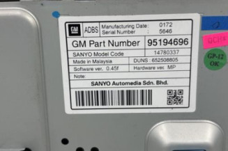 Afficheur CHEVROLET ORLANDO