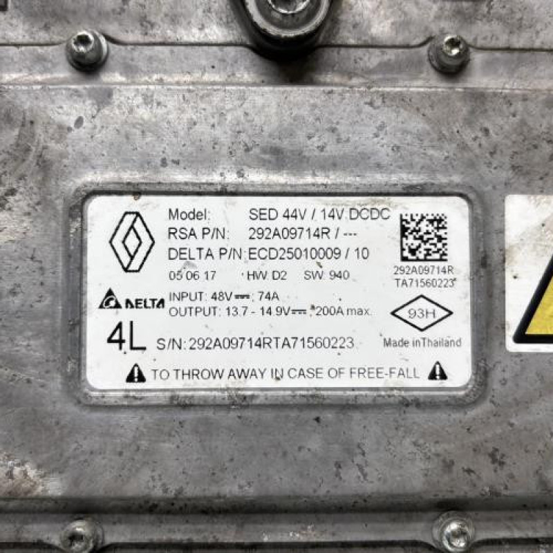 Stabilisateur module de tension RENAULT SCENIC 4 Photo n°6