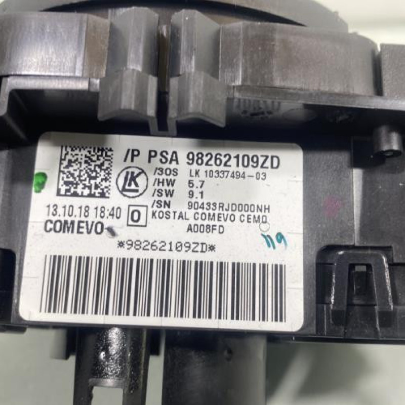 Com (Bloc Contacteur Tournant+Commodo Essuie Glace+Commodo Phare) CITROEN C3 3 Photo n°2