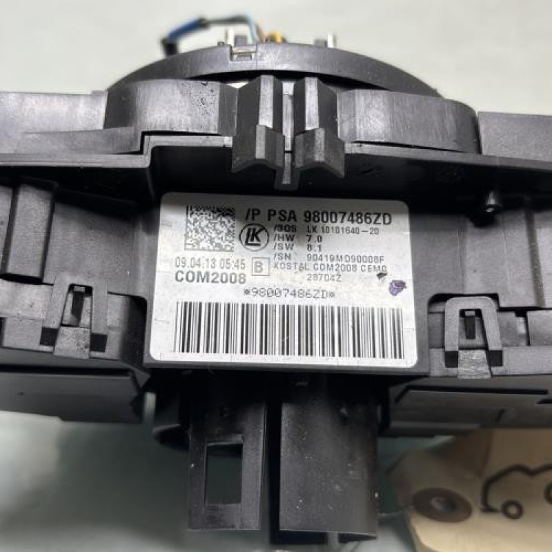 Com (Bloc Contacteur Tournant+Commodo Essuie Glace+Commodo Phare) CITROEN DS3 Photo n°5