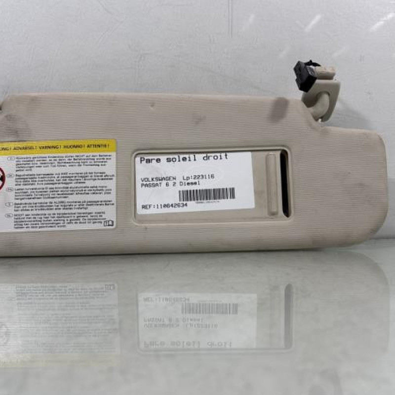 Pare soleil droit VOLKSWAGEN PASSAT 6 Photo n°1