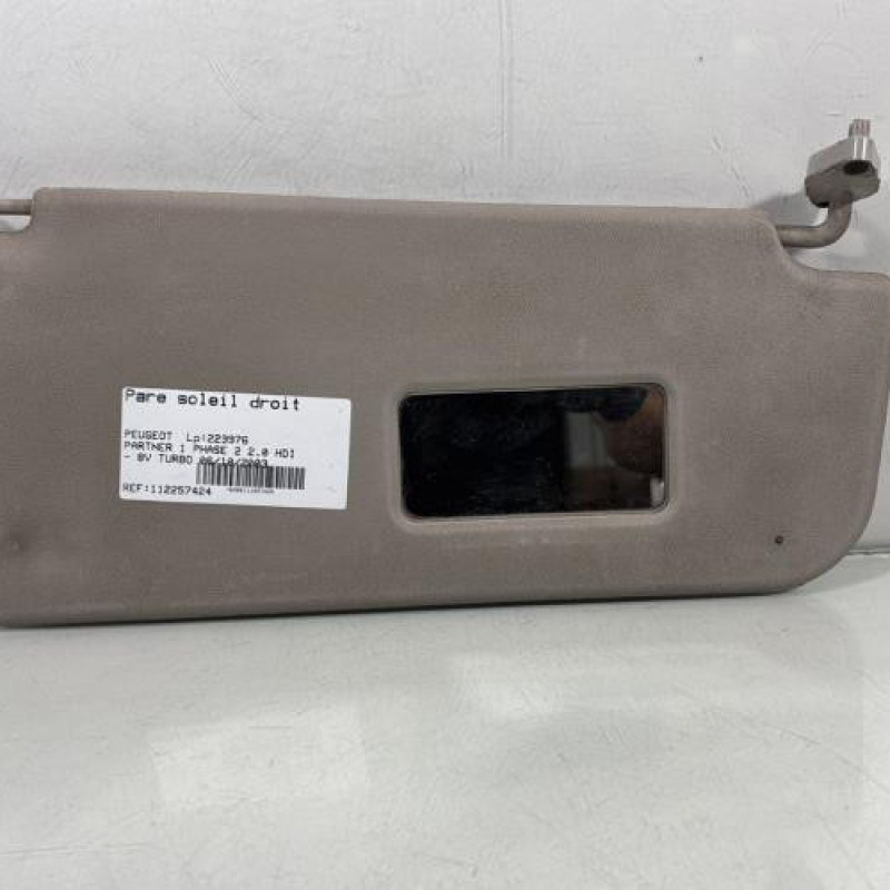 Pare soleil droit PEUGEOT PARTNER 1 Photo n°1