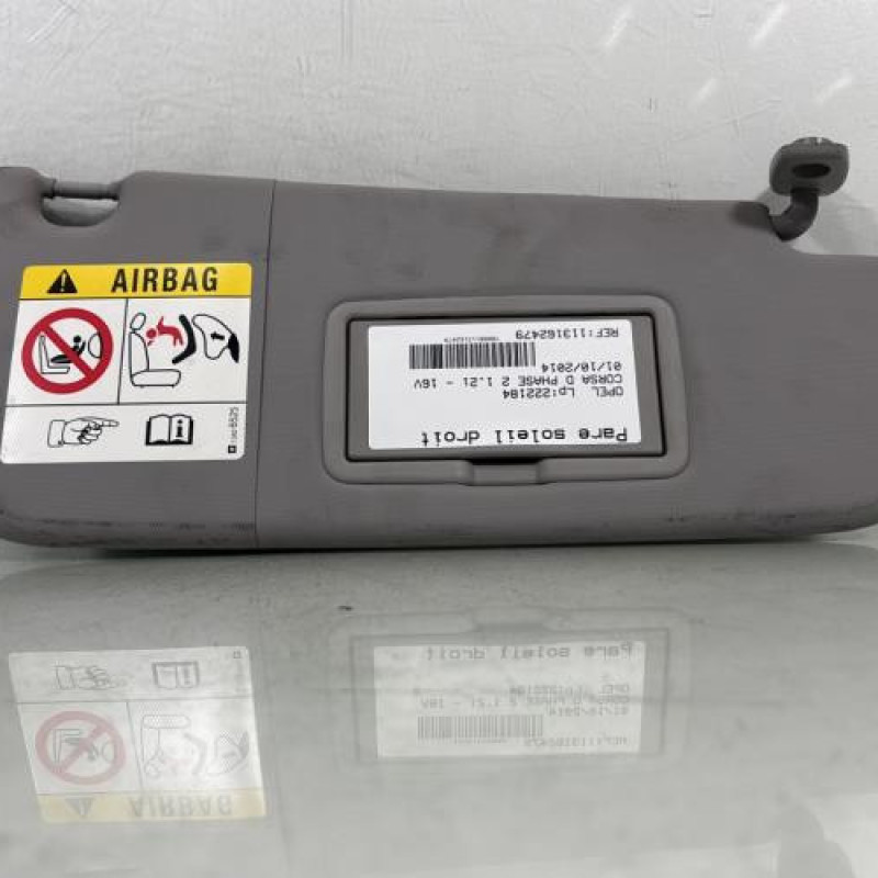 Pare soleil droit OPEL CORSA D Photo n°1