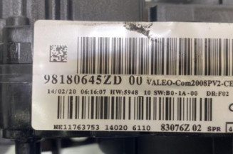 Com (Bloc Contacteur Tournant+Commodo Essuie Glace+Commodo Phare) PEUGEOT 308 2