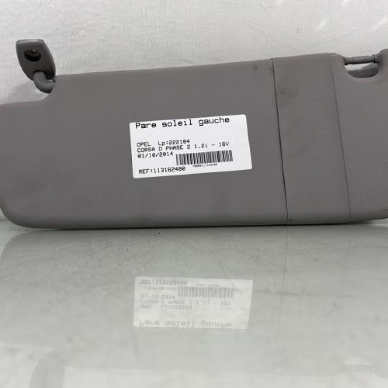 Pare soleil gauche OPEL CORSA D Photo n°1
