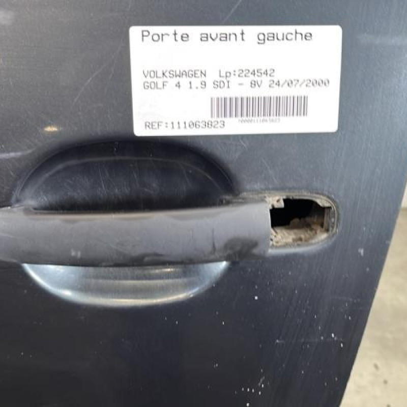 Porte avant gauche VOLKSWAGEN GOLF 4 Photo n°3