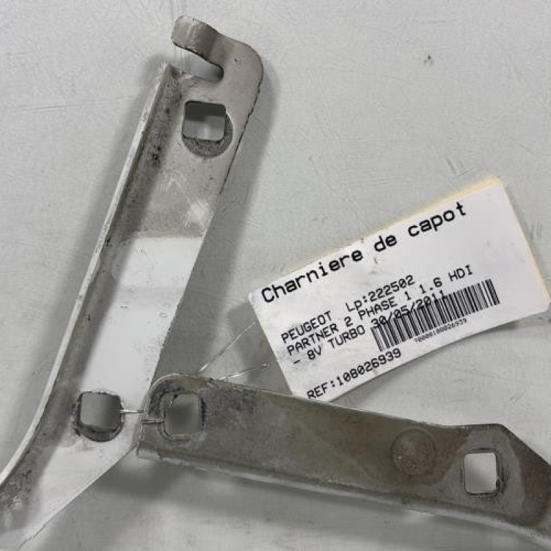 Charniere de capot PEUGEOT PARTNER 2 Photo n°4