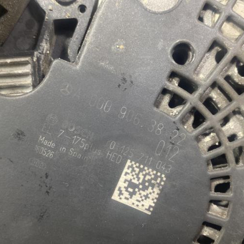 Alternateur MERCEDES CLASSE A 176 Photo n°3