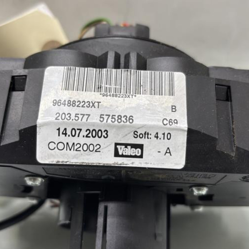 Com (Bloc Contacteur Tournant+Commodo Essuie Glace+Commodo Phare) CITROEN C3 PLURIEL Photo n°4