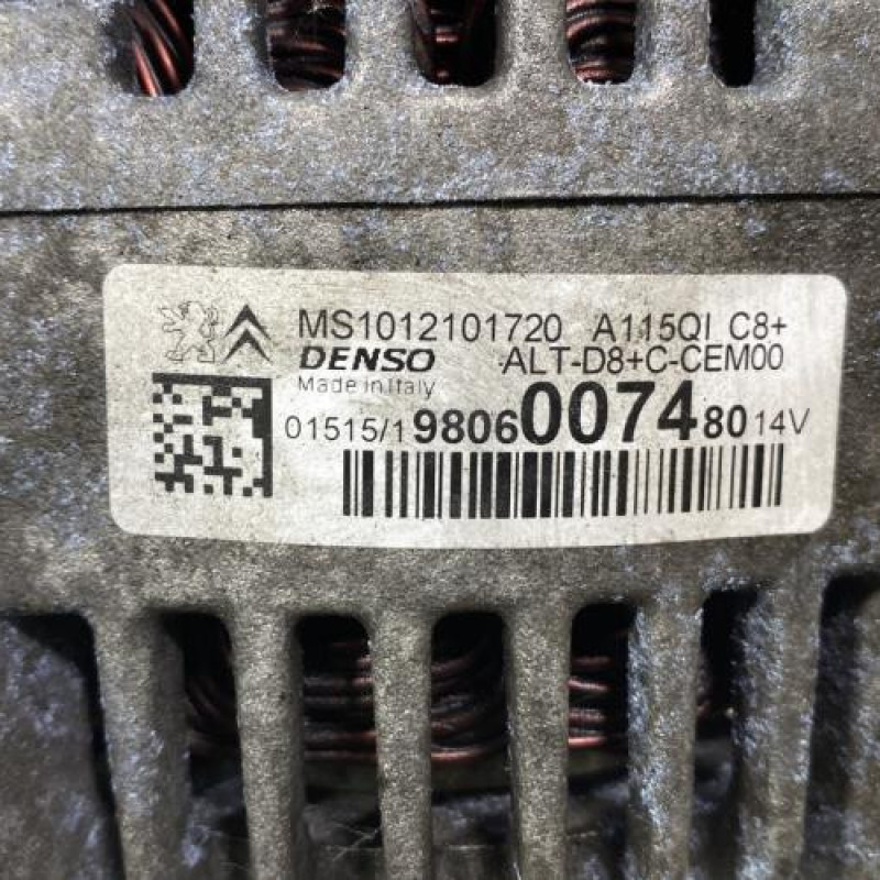 Alternateur PEUGEOT 208 1 Photo n°4