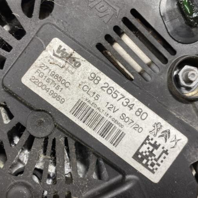 Alternateur PEUGEOT 308 2 Photo n°3