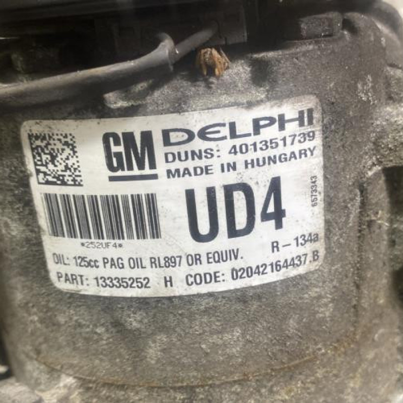 Compresseur clim OPEL ZAFIRA TOURER C Photo n°5