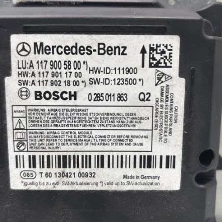 Boitier air bag MERCEDES CLASSE A 176