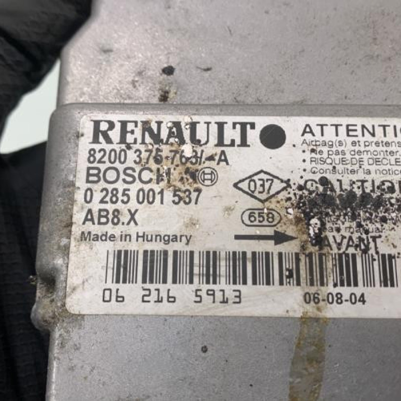 Boitier air bag RENAULT CLIO 2 Photo n°4