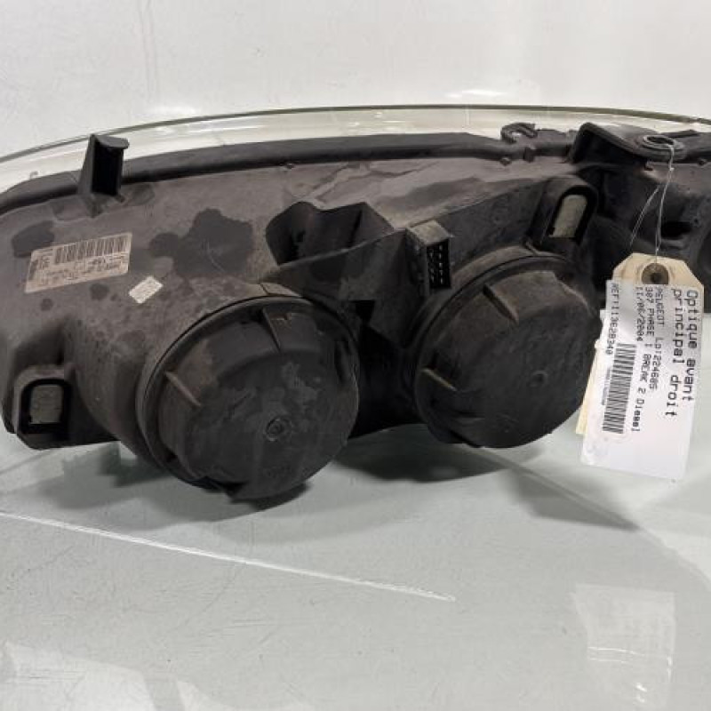 Optique avant principal droit (feux)(phare) PEUGEOT 307 Photo n°3