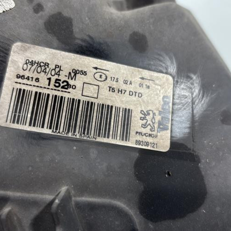 Optique avant principal droit (feux)(phare) PEUGEOT 307 Photo n°6