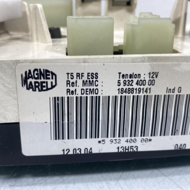 Commande chauffage PEUGEOT 307 Photo n°2