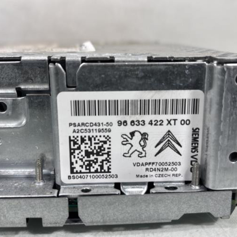 Autoradio d'origine PEUGEOT 207 Photo n°6