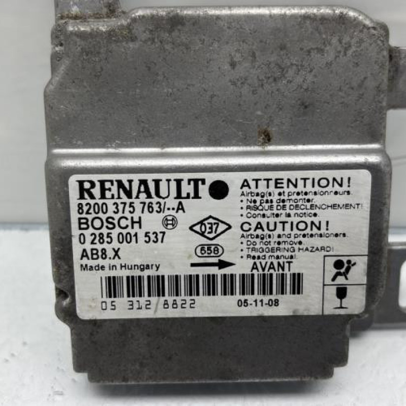 Boitier air bag RENAULT CLIO 2 CAMPUS Photo n°2