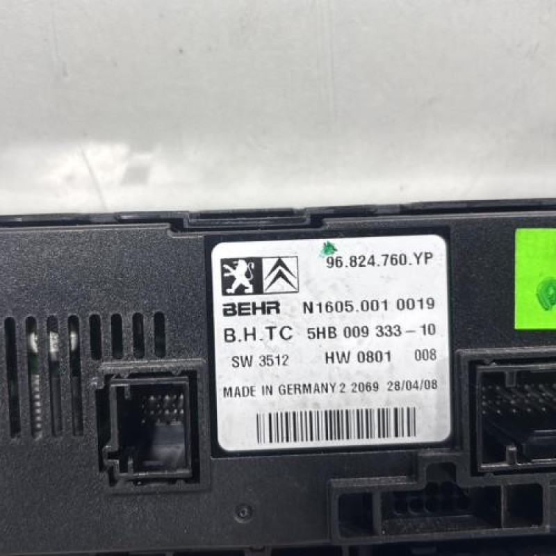 Commande chauffage PEUGEOT 407 Photo n°5