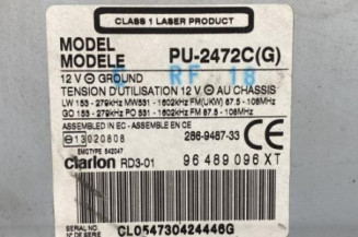 Autoradio d'origine CITROEN XSARA