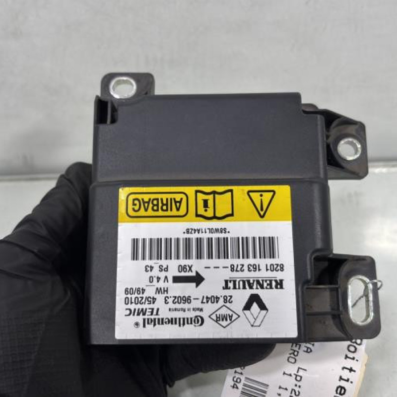 Boitier air bag DACIA SANDERO 1 Photo n°1