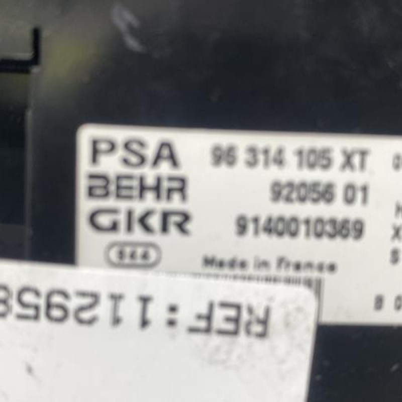 Commande chauffage CITROEN XSARA PICASSO Photo n°4