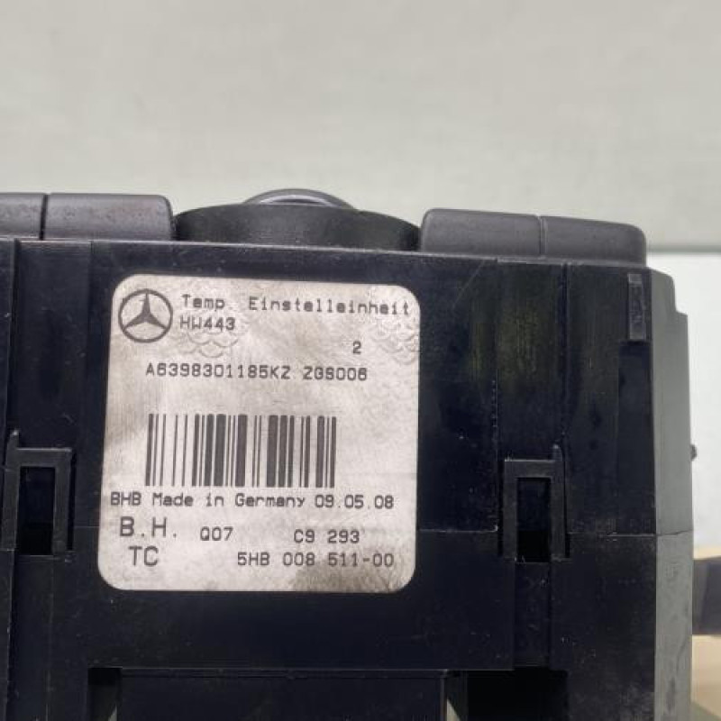 Commande chauffage MERCEDES VITO 639 Photo n°4