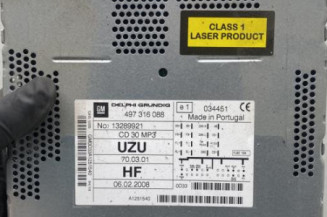 Autoradio d'origine OPEL CORSA D