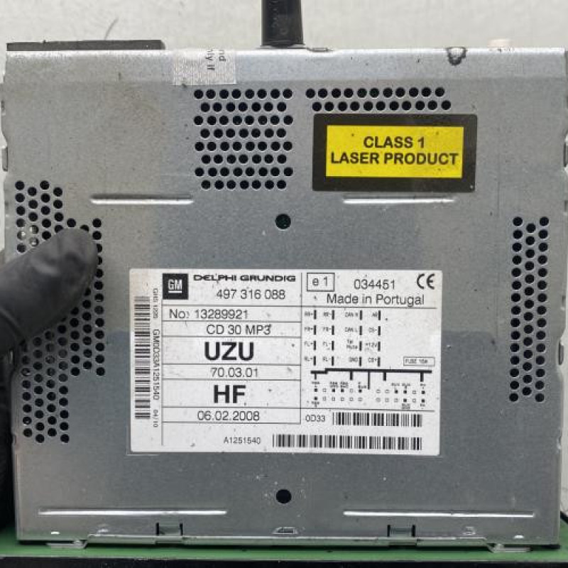 Autoradio d'origine OPEL CORSA D Photo n°5