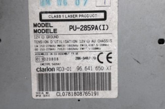 Autoradio d'origine CITROEN XSARA PICASSO