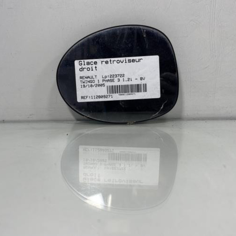 Glace retroviseur droit RENAULT TWINGO 1 Photo n°1