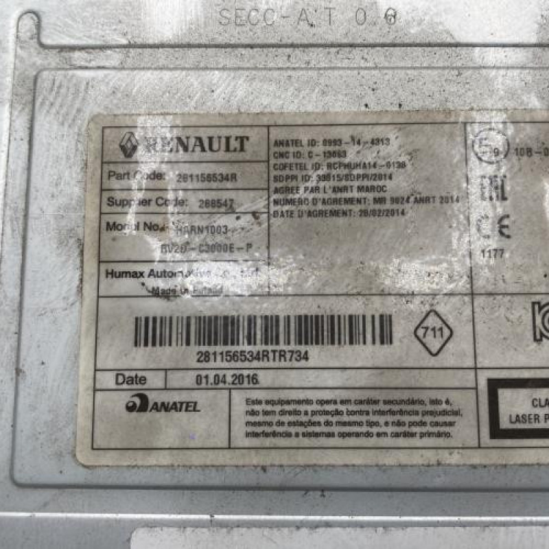 Autoradio d'origine DACIA LOGAN MCV 2 Photo n°7