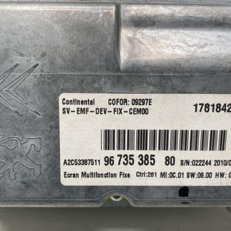 Ecran GPS CITROEN C4 GRAND PICASSO 1 Photo n°3