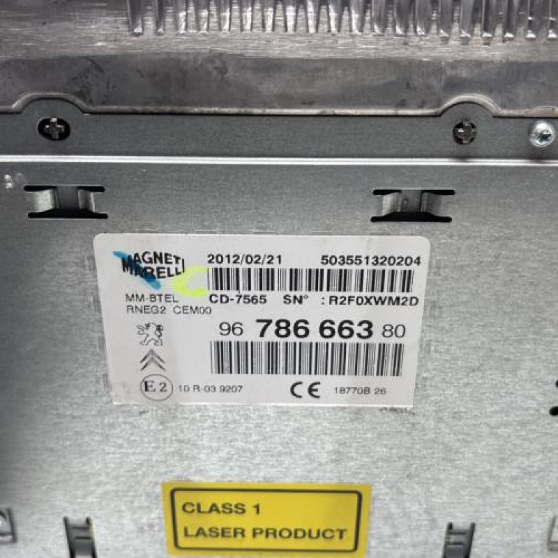 Autoradio d'origine CITROEN DS5 Photo n°2