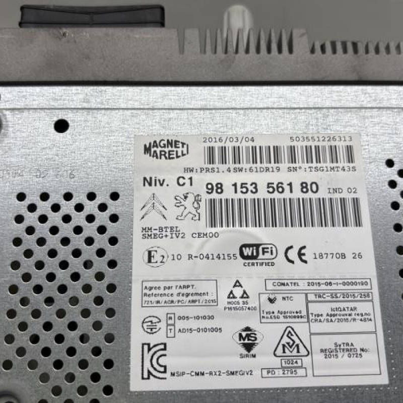 Autoradio d'origine CITROEN BERLINGO 2 Photo n°3