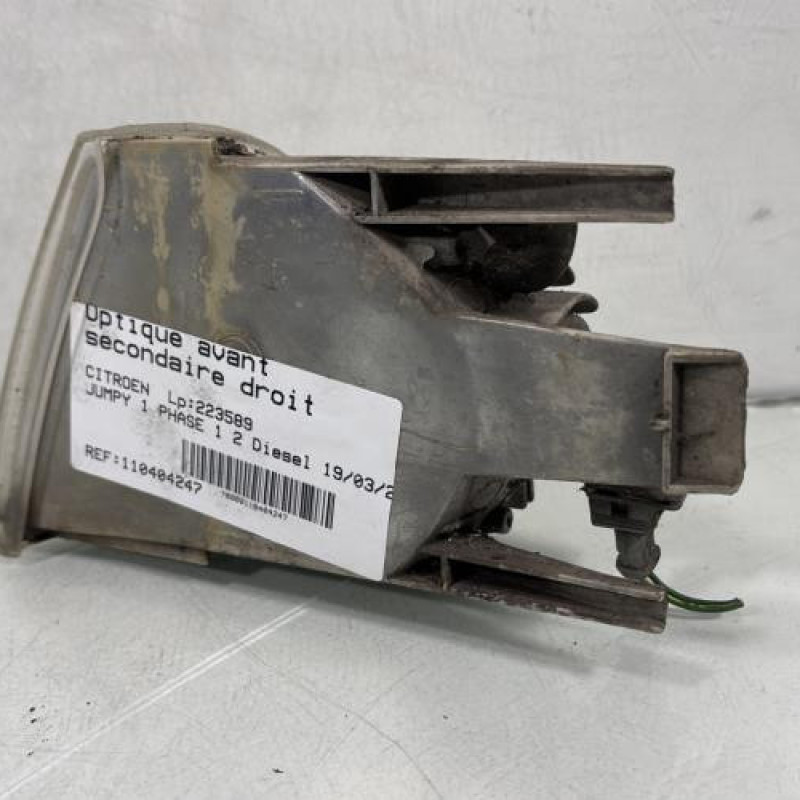 Optique avant secondaire droit (feux)(clignotant) CITROEN JUMPY 1 Photo n°3