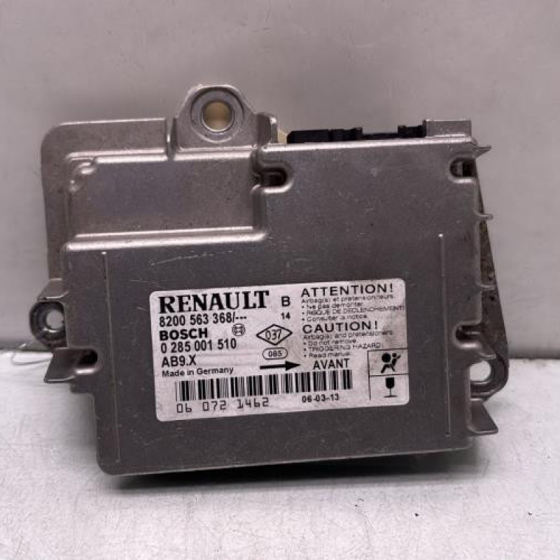 Boitier air bag RENAULT CLIO 3 Photo n°1