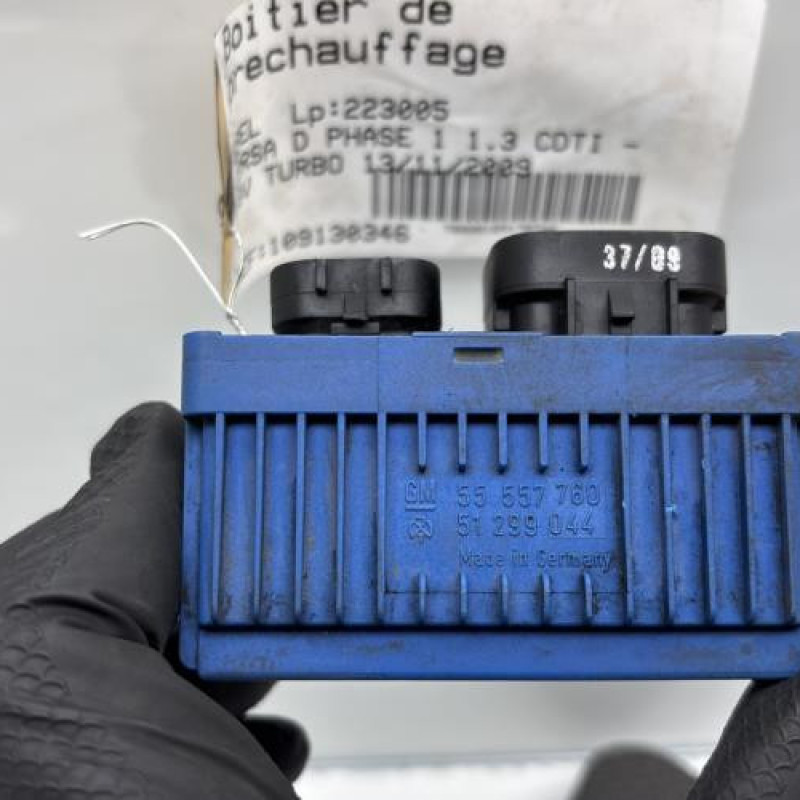 Boitier de prechauffage OPEL CORSA D Photo n°3