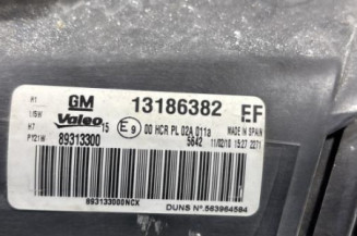 Optique avant principal droit (feux)(phare) OPEL CORSA D