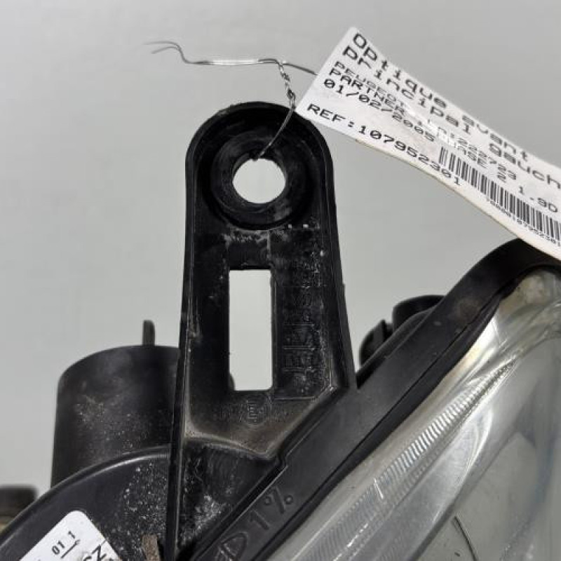 Optique avant principal gauche (feux)(phare) PEUGEOT PARTNER 1 Photo n°4