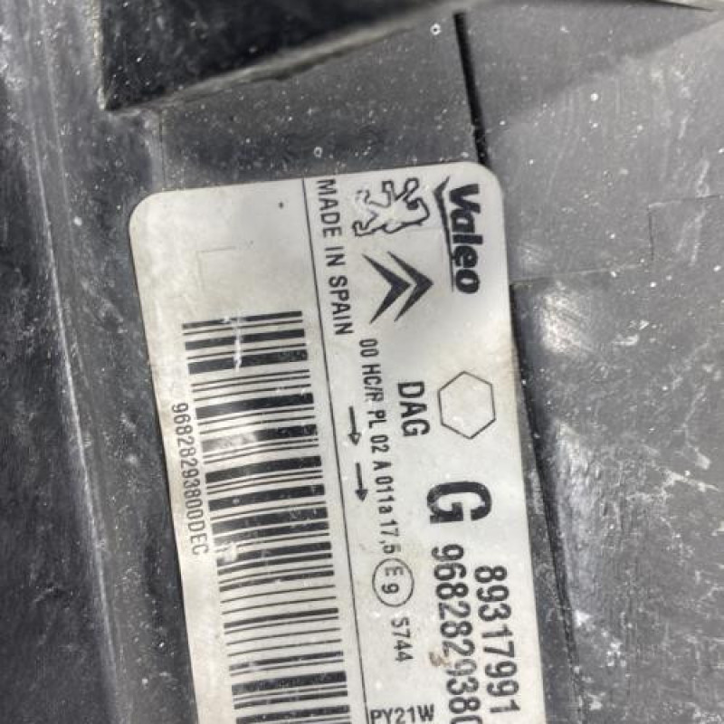 Optique avant principal gauche (feux)(phare) PEUGEOT PARTNER 2 Photo n°4