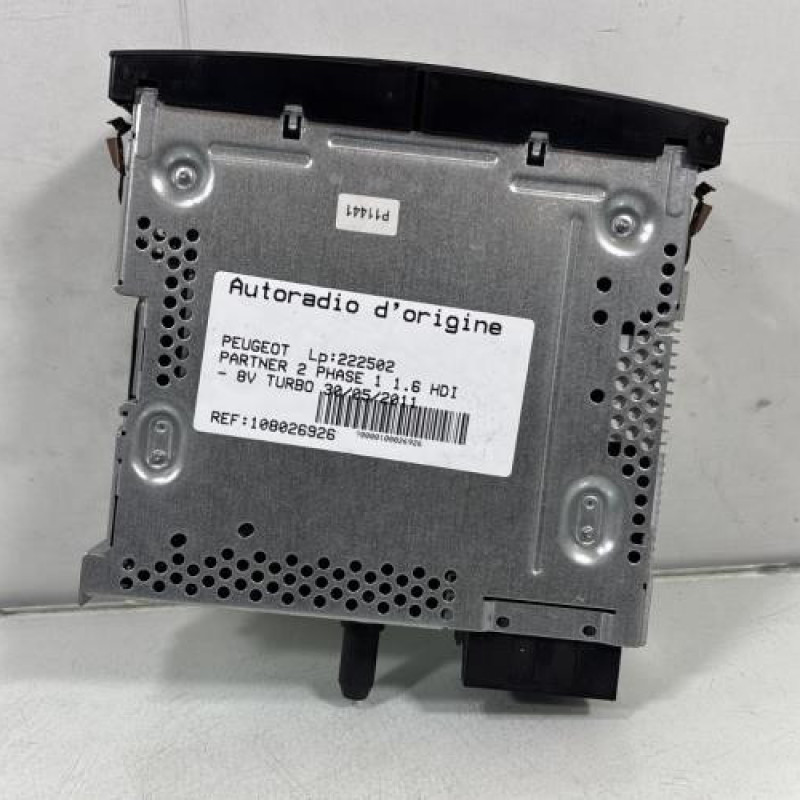 Autoradio d'origine PEUGEOT PARTNER 2 Photo n°6