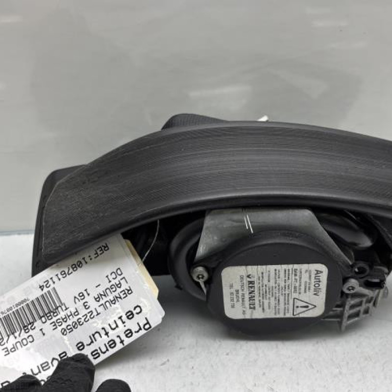 Pretensionneur de ceinture avant droit RENAULT LAGUNA 3 Photo n°4