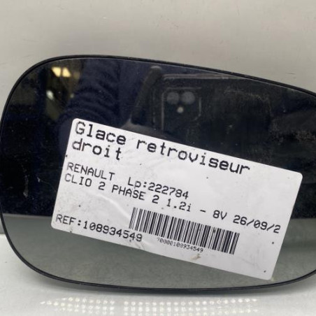 Glace retroviseur droit RENAULT CLIO 2 Photo n°1